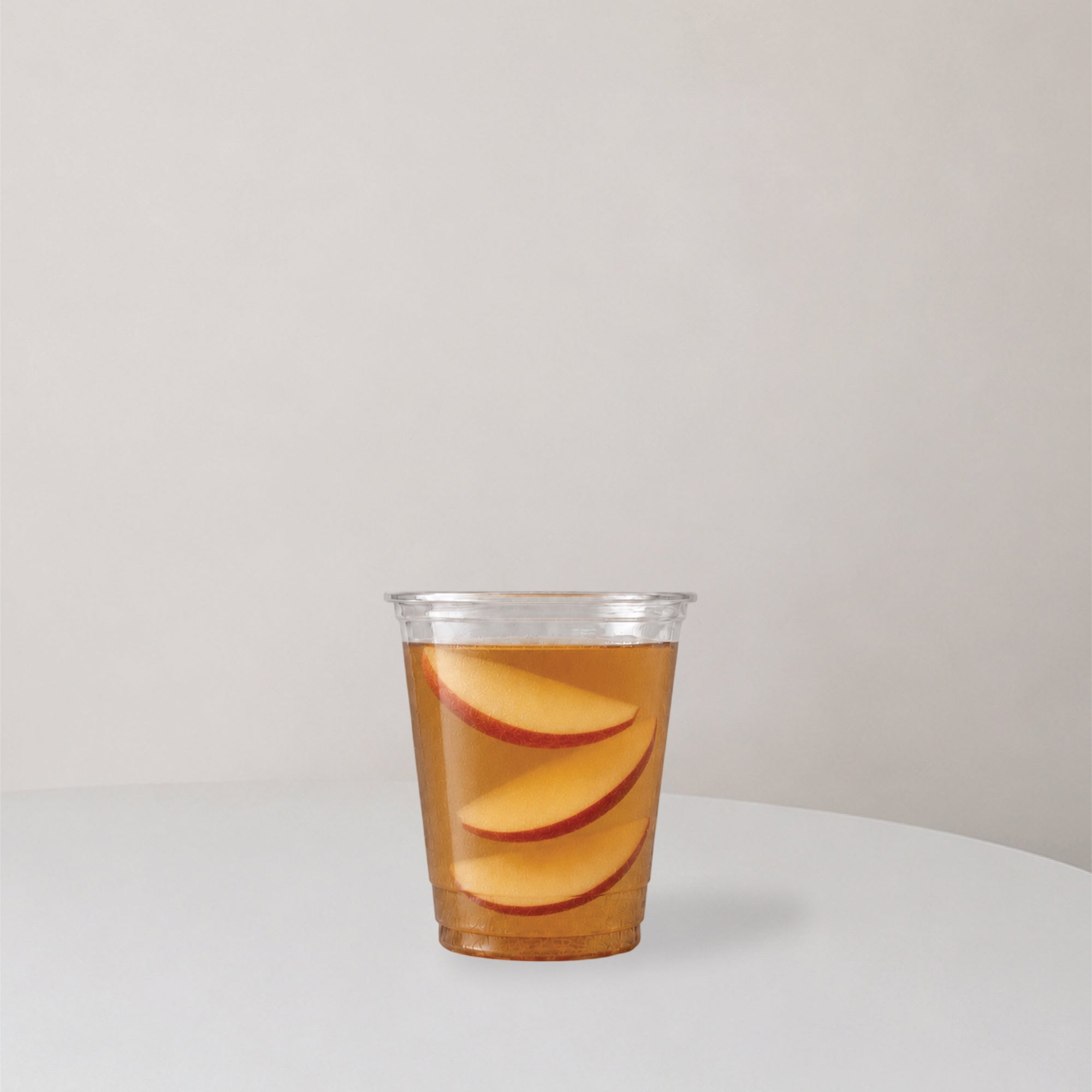 Cup bottle with single layer juice