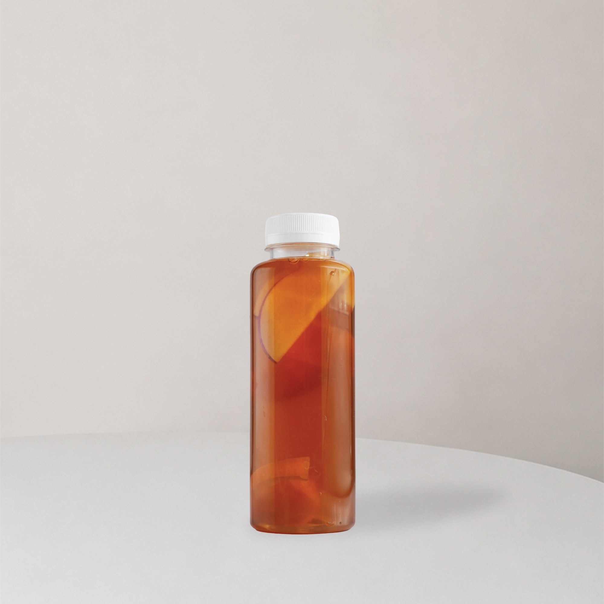 Small bottle with single layer juice