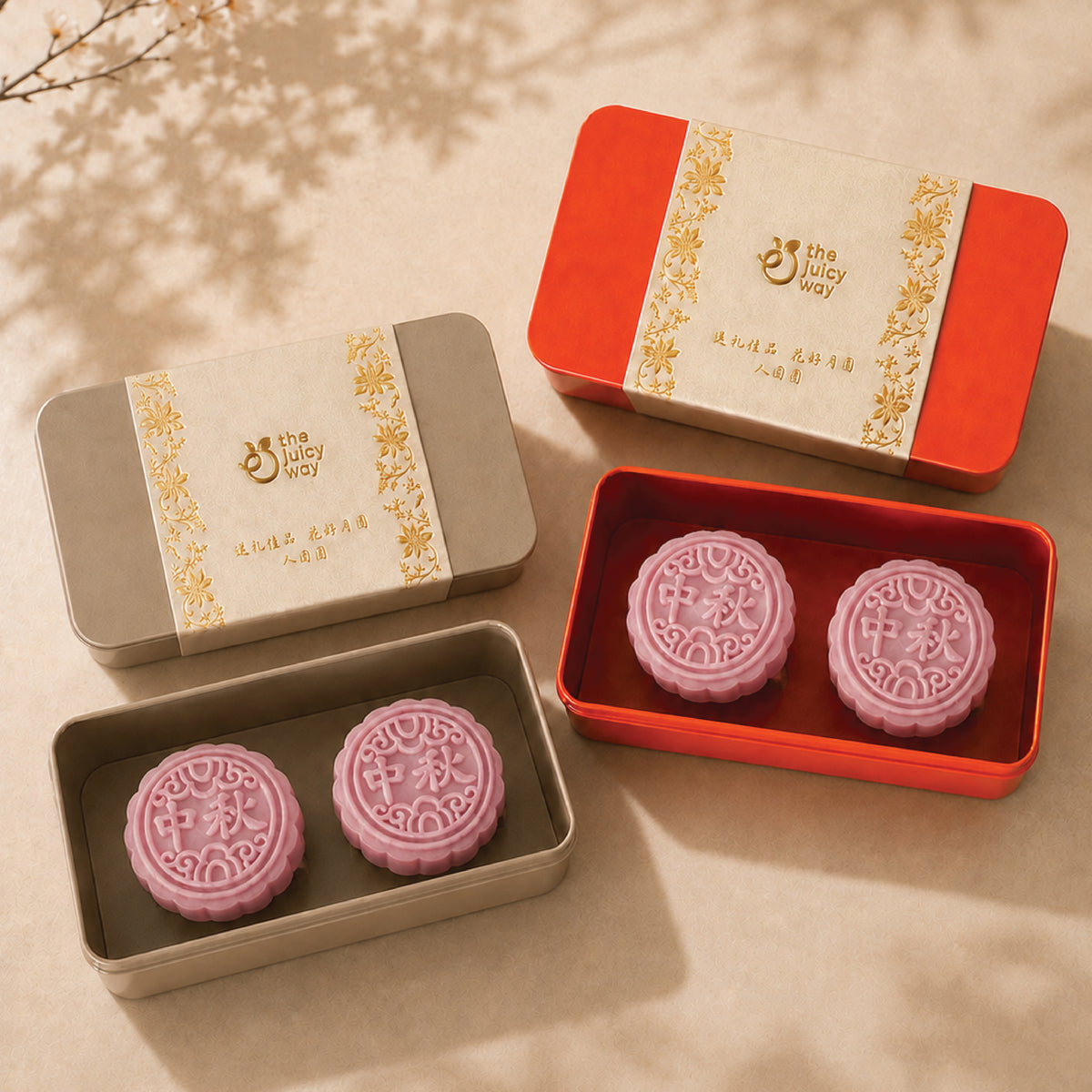 (4 piece set) mao shan wang durian snowskin