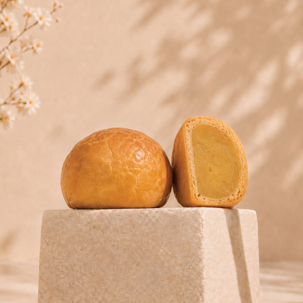 (4 piece set) golden salted egg custard shanghai-style mooncake