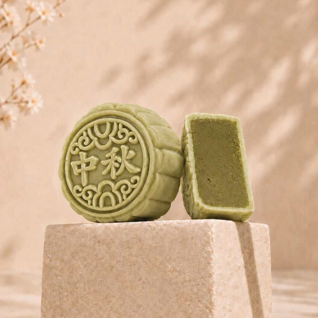 (4 piece set) kaya pandan momoyami traditional mooncake