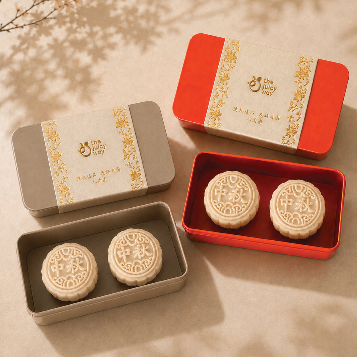 (4 piece set) mango mochi snowskin