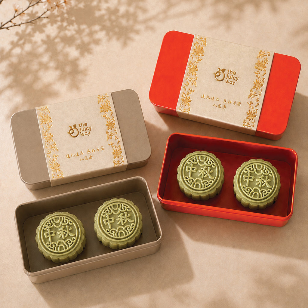 (4 piece set) kaya pandan momoyami traditional mooncake