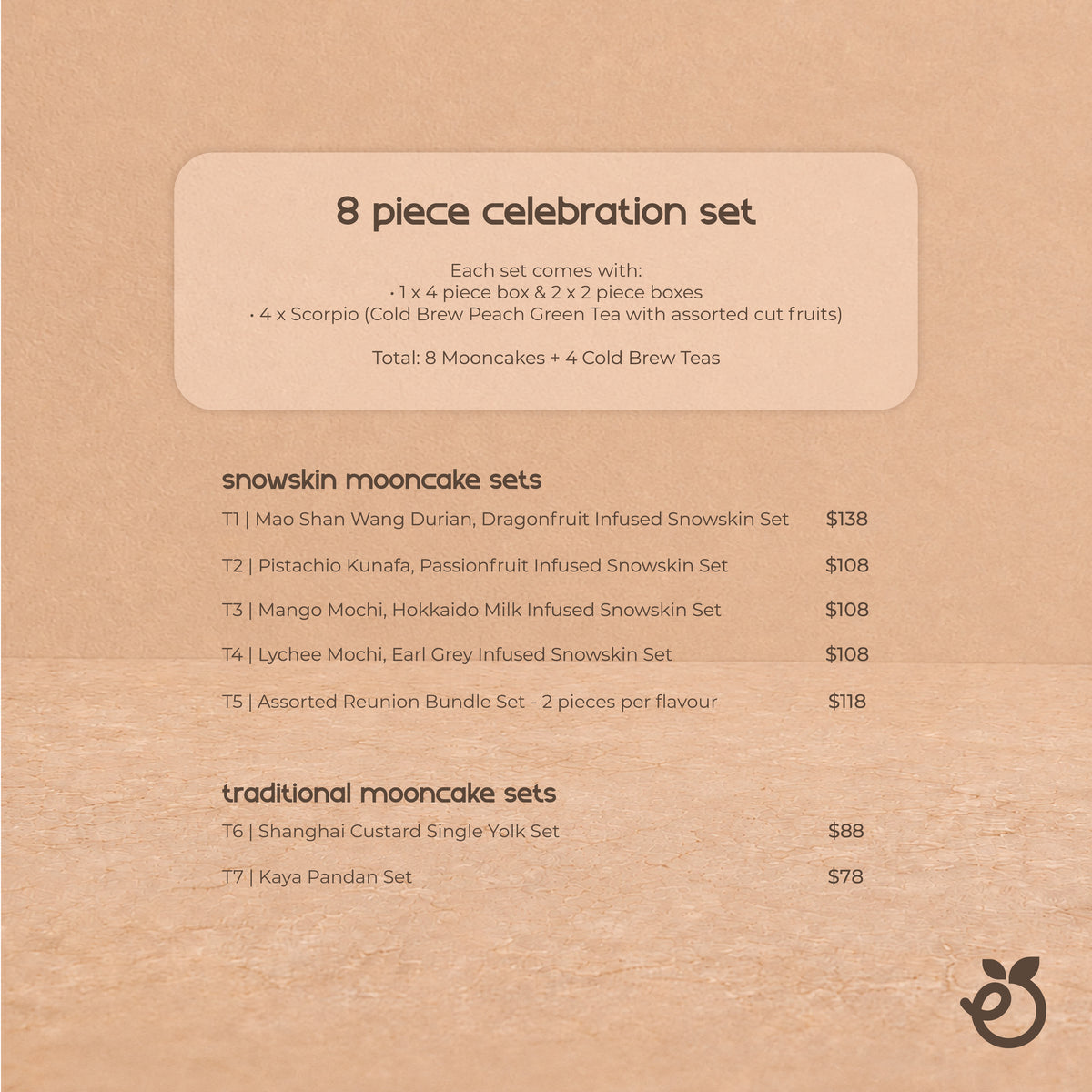 (8 piece set) assorted reunion snowskin bundle