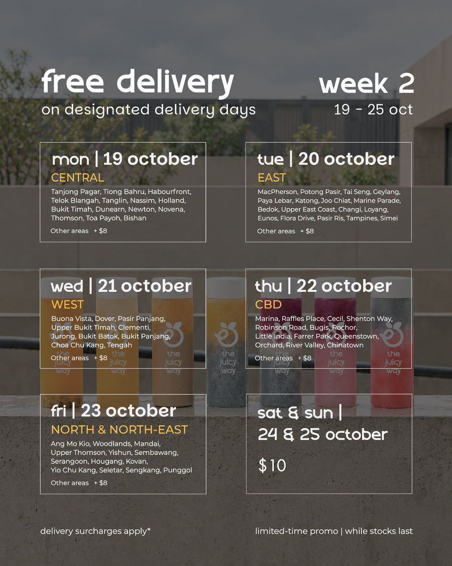 Free delivery, 19–25 October